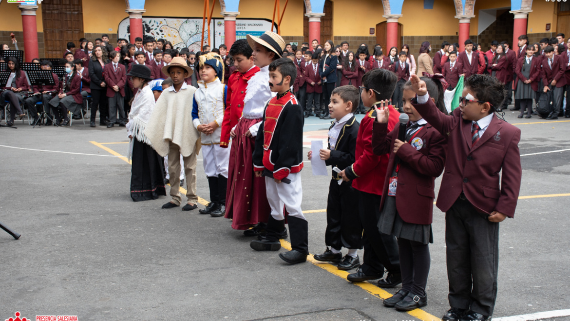 Izada de Bandera (484 años de Fundación de Tunja)