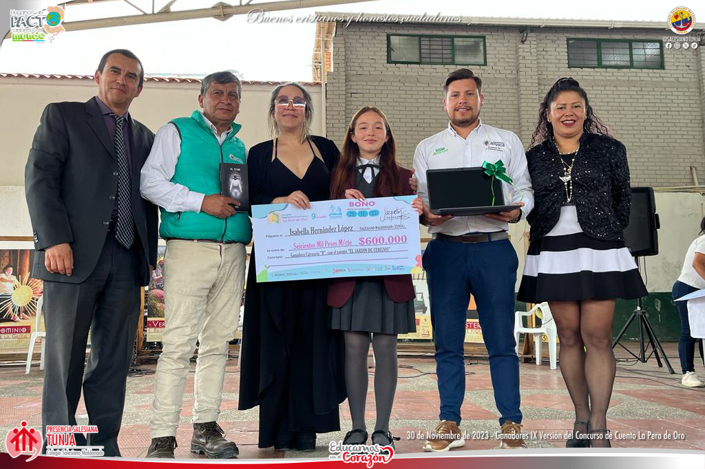 Ganadores IX Versión del Concurso de Cuento La Pera de Oro Colegio