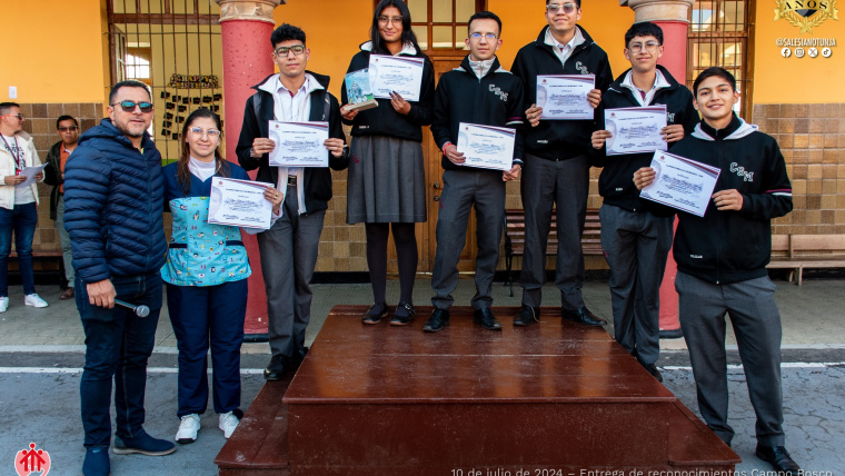 Reconocimiento a los Estudiantes del MJS por su Destacada Participación en el Campo Bosco 2024