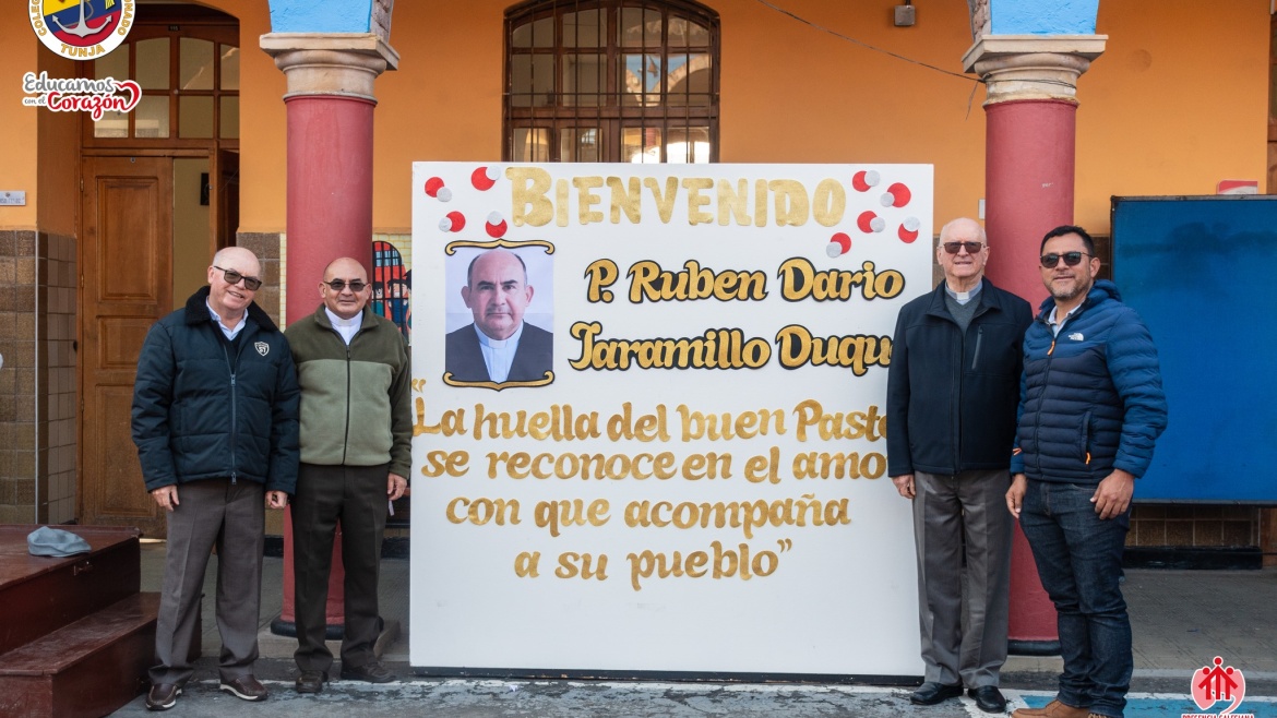 Visita del Padre Inspector Rubén Jaramillo a la Presencia Salesiana de Tunja